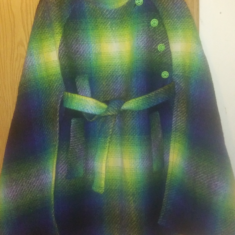 Vintage Green and blue Wool Boru by Jimmy Hourihan